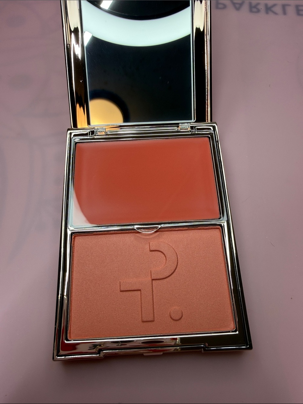 Patrick Ta Double-Take Cream & Powder Blush Duo - She’s The Moment (Peach Toned)
